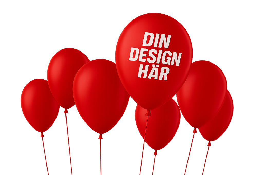 Ballonger - Röd